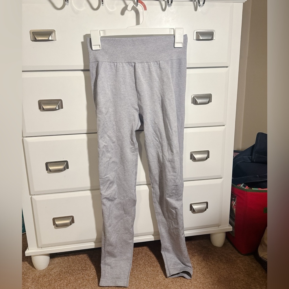 Gymshark Flex High Waisted Leggings - Blue/Grey